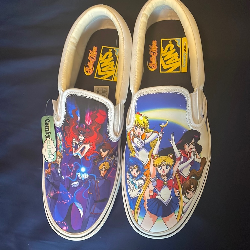 Sailor Moon X Vans Slip On Shoes